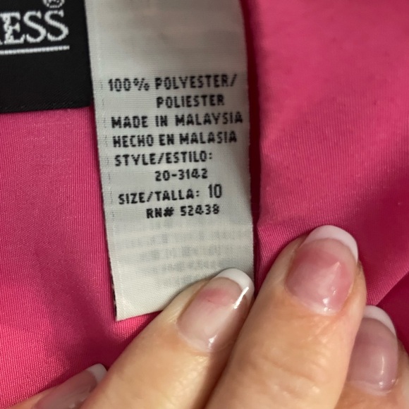 Spring Sale! Elegant Spring Pink Floral Dress by Sag Harbor in size 10 - Picture 5 of 5